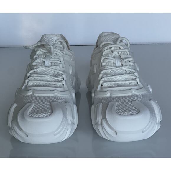 Bottega Veneta Men\'s Tech Knit White Flex Sneakers 11 US (44 Eu) 788808 NIB $890 main image 16